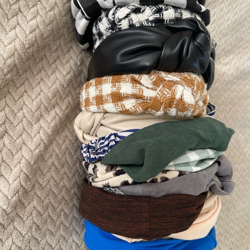 Assorted Knot Headbands Stack - Mixed Colors